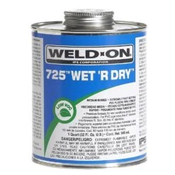 725 Wet R Dry PVC Pipe Solvent Cement