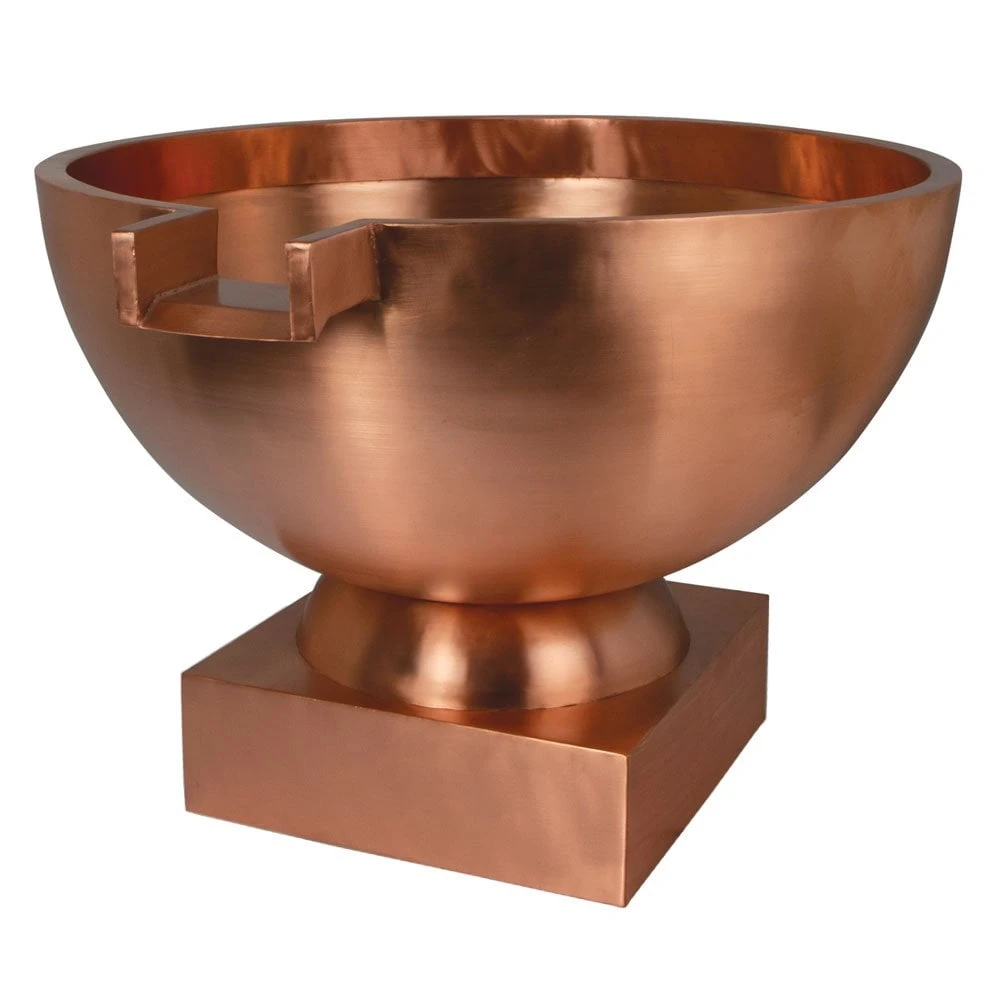 OASE Round Copper Bowl With Small Spillway - Image 2